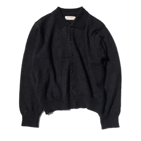 Anonymous Ism Mohair Polo Cardigan - Size L (Men’s) NWT